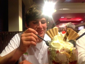 Alex and his ice cream