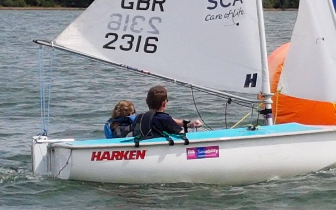 Hannah & Matthew 4th at RYA Multiclass Regatta